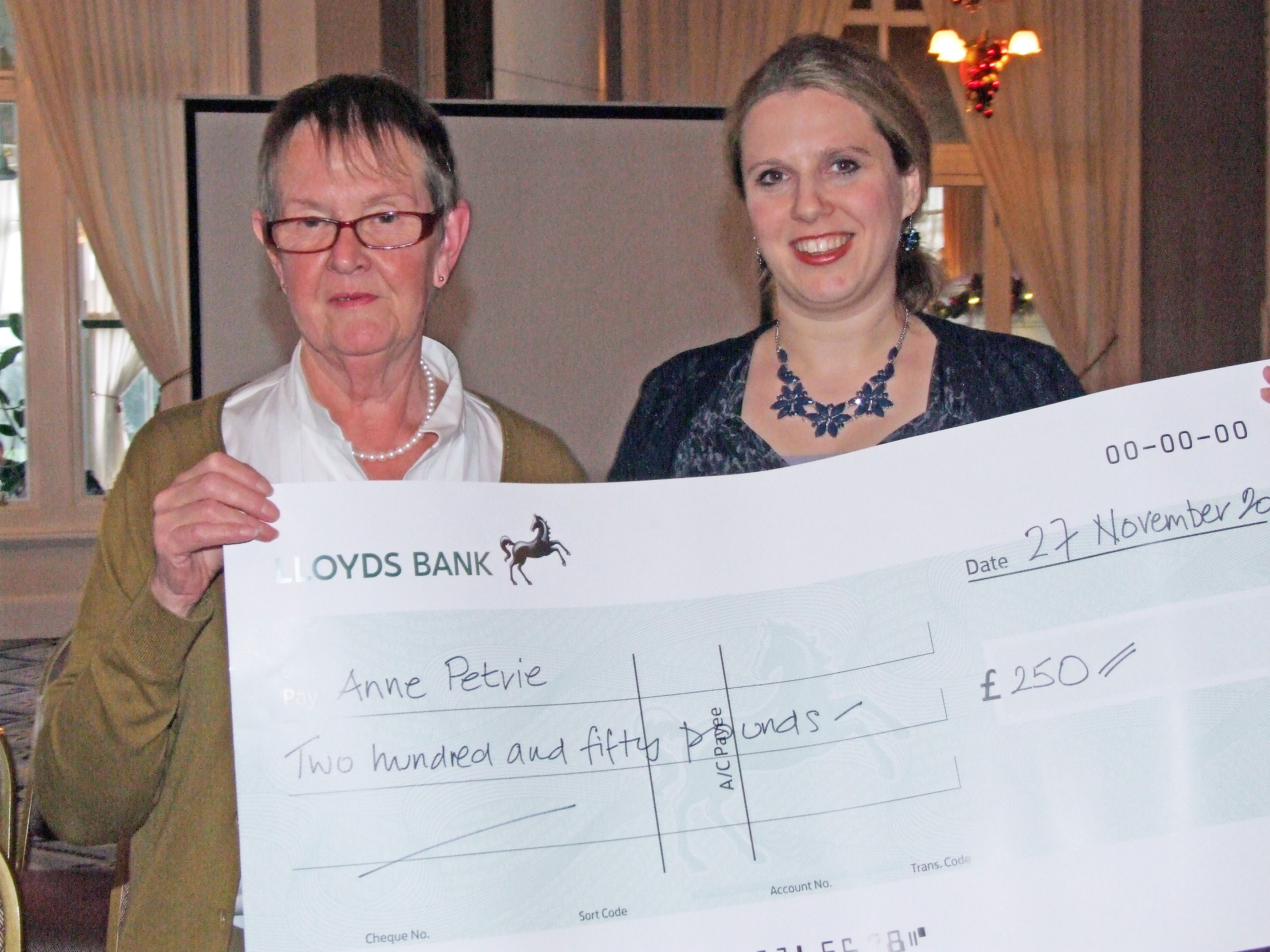 Winner of the Senior Prize of £250