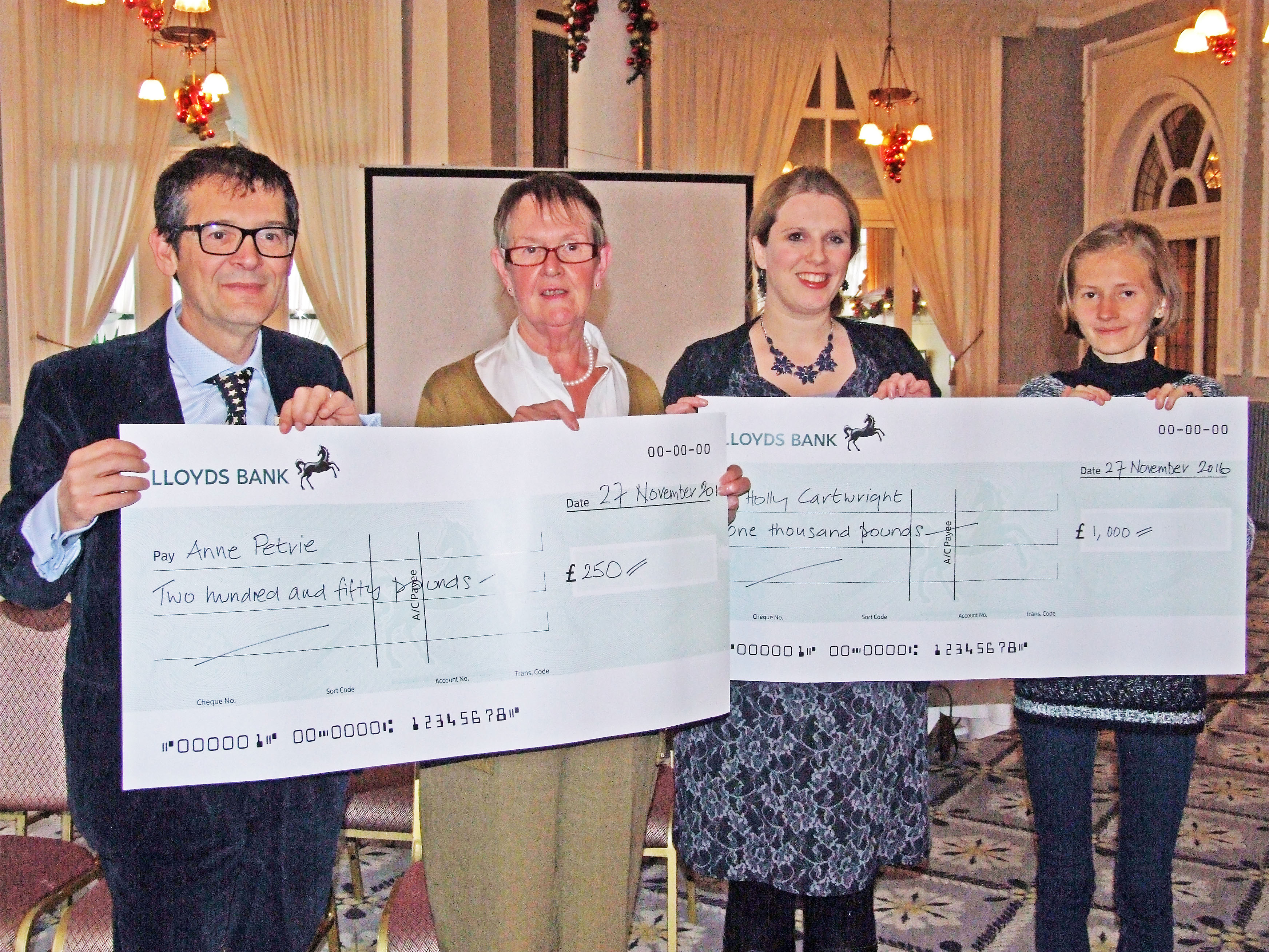 Anne Petrie and Holly Cartwright, the winners of 2016.