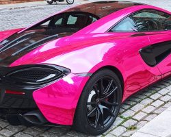 Pink car